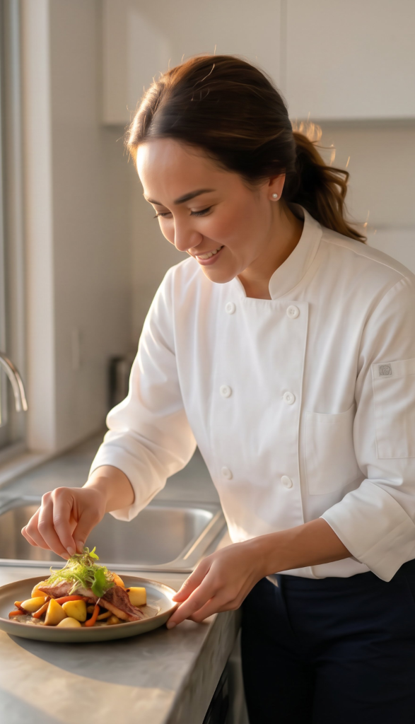 Chef plating